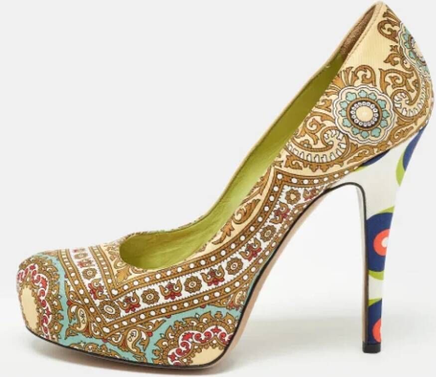 Dolce & Gabbana Pre-owned Fabric heels Multicolor Dames