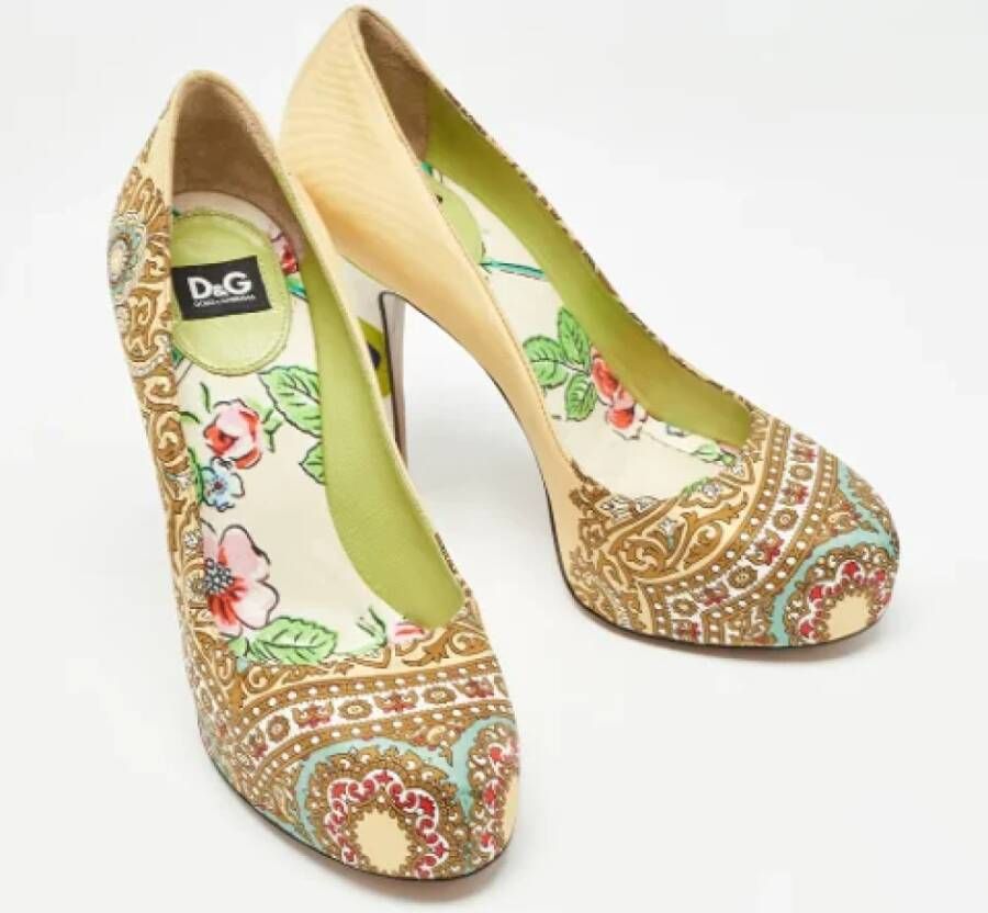 Dolce & Gabbana Pre-owned Fabric heels Multicolor Dames