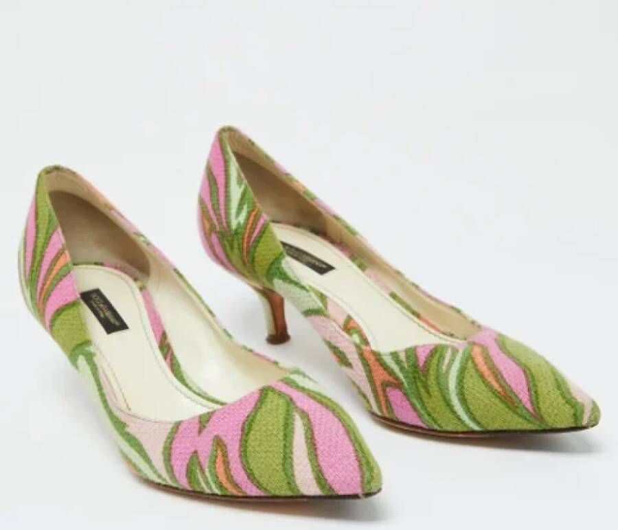 Dolce & Gabbana Pre-owned Fabric heels Multicolor Dames