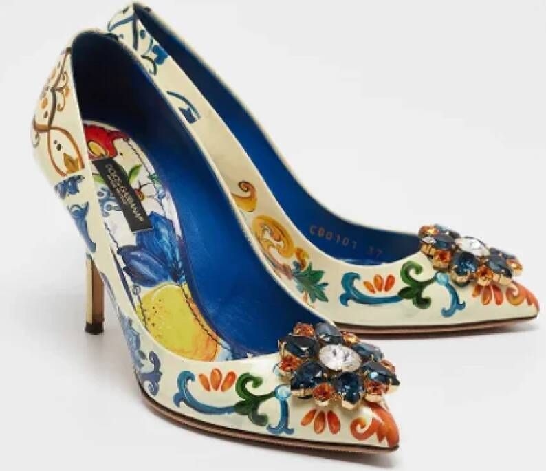 Dolce & Gabbana Pre-owned Fabric heels Multicolor Dames