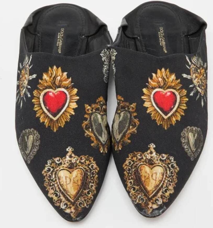 Dolce & Gabbana Pre-owned Fabric mules Black Dames