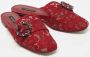 Dolce & Gabbana Pre-owned Fabric mules Red Dames - Thumbnail 4