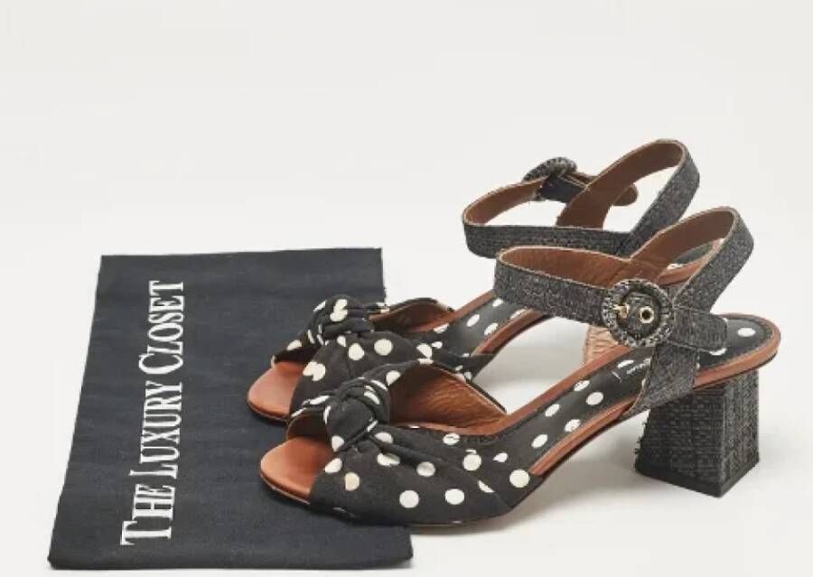 Dolce & Gabbana Pre-owned Fabric sandals Black Dames