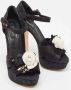 Dolce & Gabbana Pre-owned Fabric sandals Black Dames - Thumbnail 2