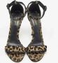 Dolce & Gabbana Pre-owned Fabric sandals Brown Dames - Thumbnail 3