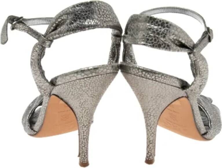 Dolce & Gabbana Pre-owned Fabric sandals Gray Dames