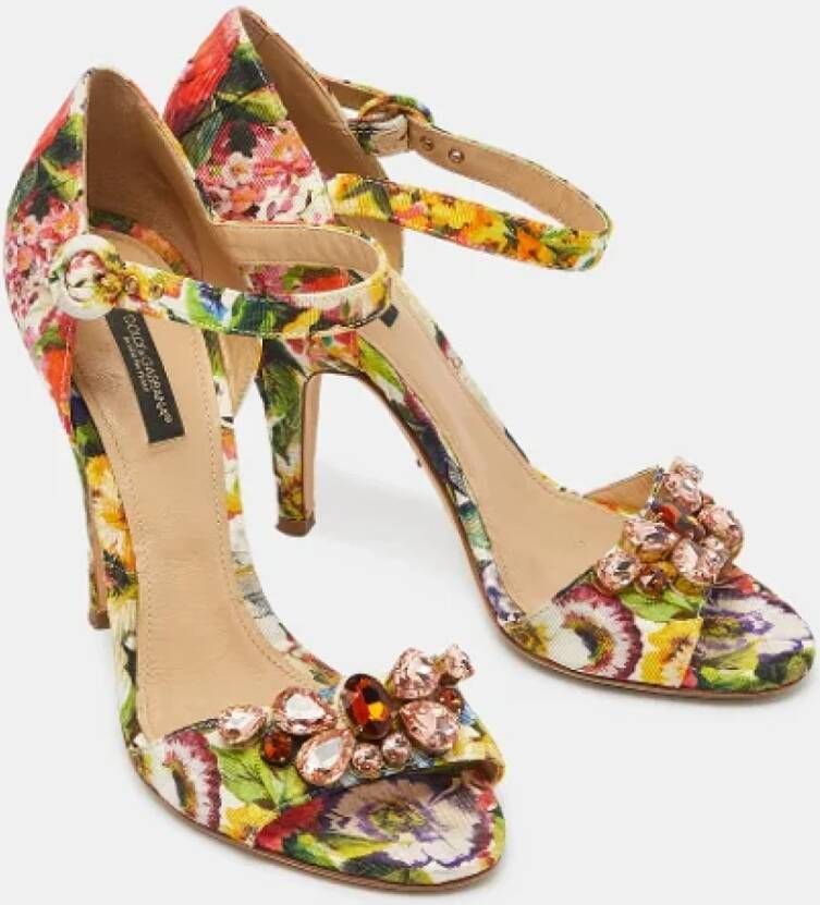 Dolce & Gabbana Pre-owned Fabric sandals Multicolor Dames