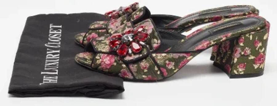 Dolce & Gabbana Pre-owned Fabric sandals Multicolor Dames