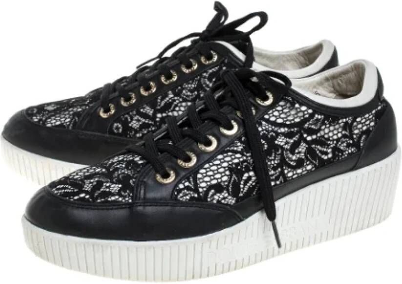 Dolce & Gabbana Pre-owned Fabric sneakers Black Dames