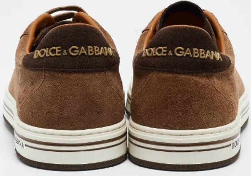 Dolce & Gabbana Pre-owned Fabric sneakers Brown Heren