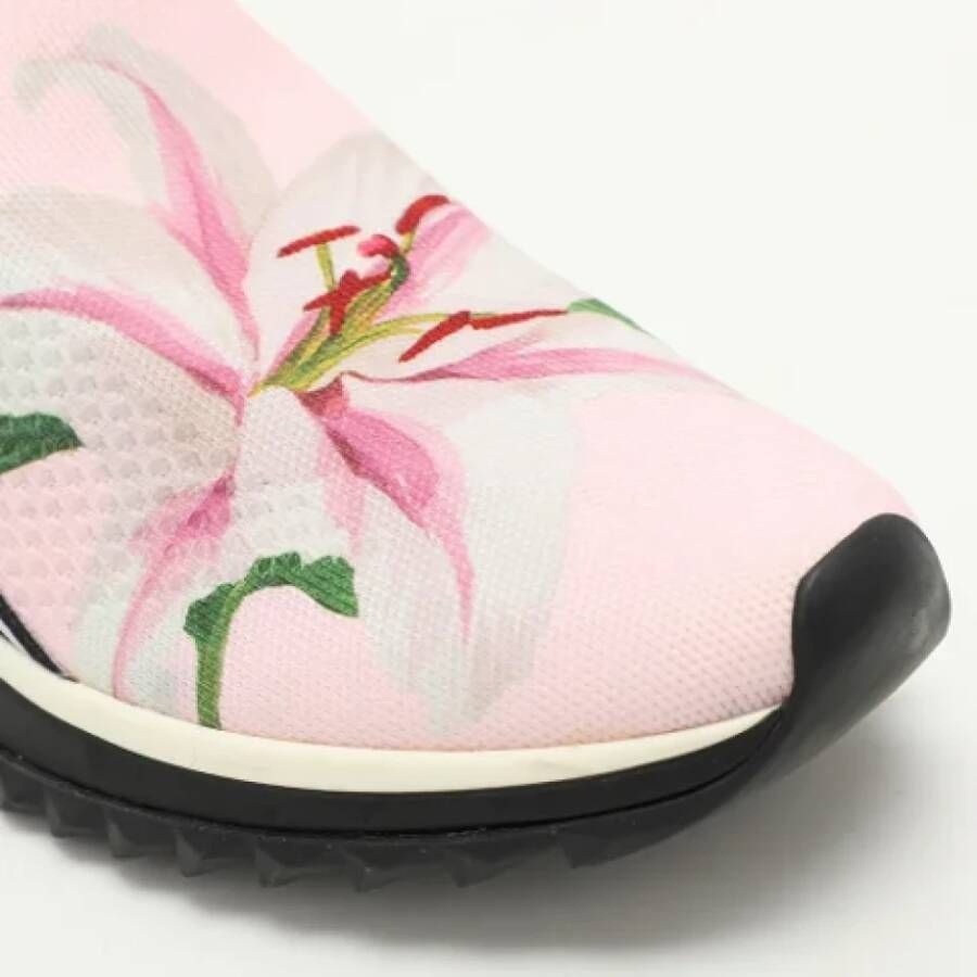 Dolce & Gabbana Pre-owned Fabric sneakers Pink Dames