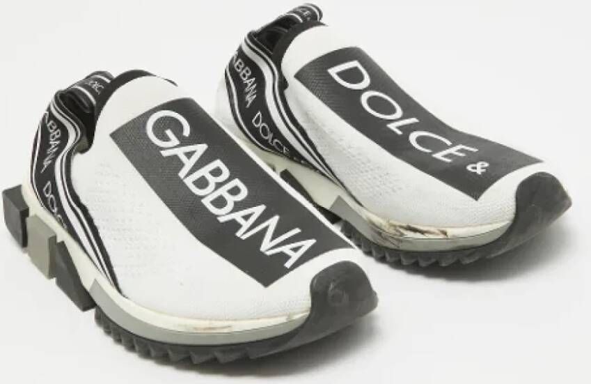 Dolce & Gabbana Pre-owned Fabric sneakers White Dames