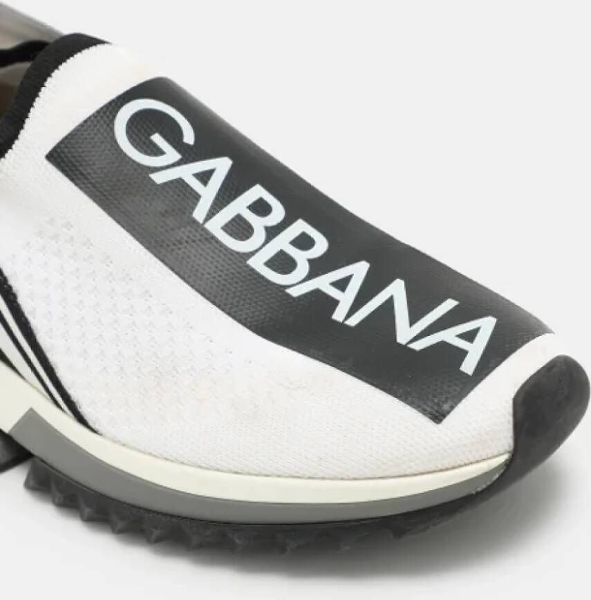 Dolce & Gabbana Pre-owned Fabric sneakers White Dames