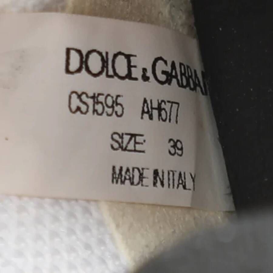 Dolce & Gabbana Pre-owned Fabric sneakers White Dames