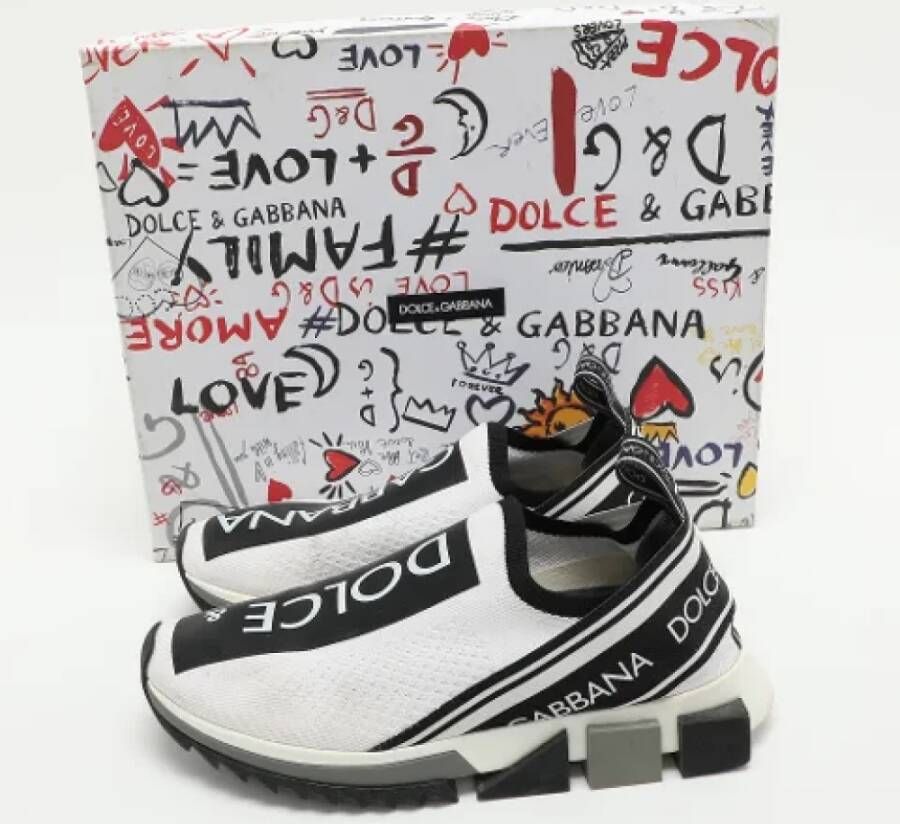 Dolce & Gabbana Pre-owned Fabric sneakers White Dames