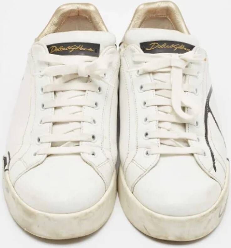 Dolce & Gabbana Pre-owned Fabric sneakers White Heren