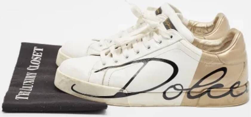 Dolce & Gabbana Pre-owned Fabric sneakers White Heren