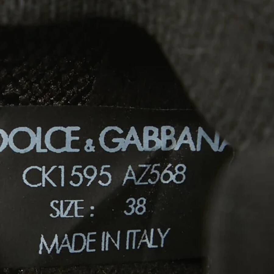 Dolce & Gabbana Pre-owned Knit sneakers Black Dames