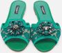 Dolce & Gabbana Pre-owned Lace flats Green Dames - Thumbnail 3