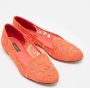 Dolce & Gabbana Pre-owned Lace flats Orange Dames - Thumbnail 3