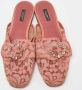 Dolce & Gabbana Pre-owned Lace flats Pink Dames - Thumbnail 3