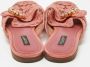 Dolce & Gabbana Pre-owned Lace flats Pink Dames - Thumbnail 5