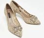 Dolce & Gabbana Pre-owned Lace heels Beige Dames - Thumbnail 4