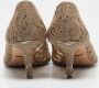 Dolce & Gabbana Pre-owned Lace heels Beige Dames - Thumbnail 4