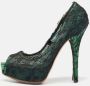 Dolce & Gabbana Pre-owned Lace heels Black Dames - Thumbnail 2