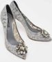 Dolce & Gabbana Pre-owned Lace heels Gray Dames - Thumbnail 4