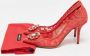 Dolce & Gabbana Pre-owned Lace heels Pink Dames - Thumbnail 8