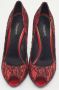 Dolce & Gabbana Pre-owned Lace heels Red Dames - Thumbnail 3