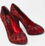 Dolce & Gabbana Pre-owned Lace heels Red Dames - Thumbnail 4