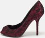 Dolce & Gabbana Pre-owned Lace heels Red Dames - Thumbnail 2