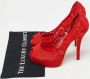 Dolce & Gabbana Pre-owned Lace heels Red Dames - Thumbnail 9