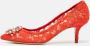 Dolce & Gabbana Pre-owned Lace heels Red Dames - Thumbnail 2