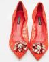 Dolce & Gabbana Pre-owned Lace heels Red Dames - Thumbnail 3