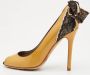 Dolce & Gabbana Pre-owned Lace heels Yellow Dames - Thumbnail 2