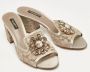 Dolce & Gabbana Pre-owned Lace sandals Beige Dames - Thumbnail 3