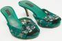 Dolce & Gabbana Pre-owned Lace sandals Green Dames - Thumbnail 4