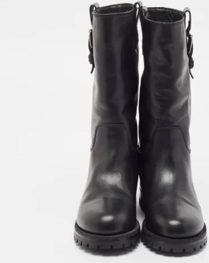 Dolce & Gabbana Pre-owned Leather boots Black Dames