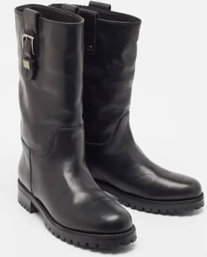 Dolce & Gabbana Pre-owned Leather boots Black Dames