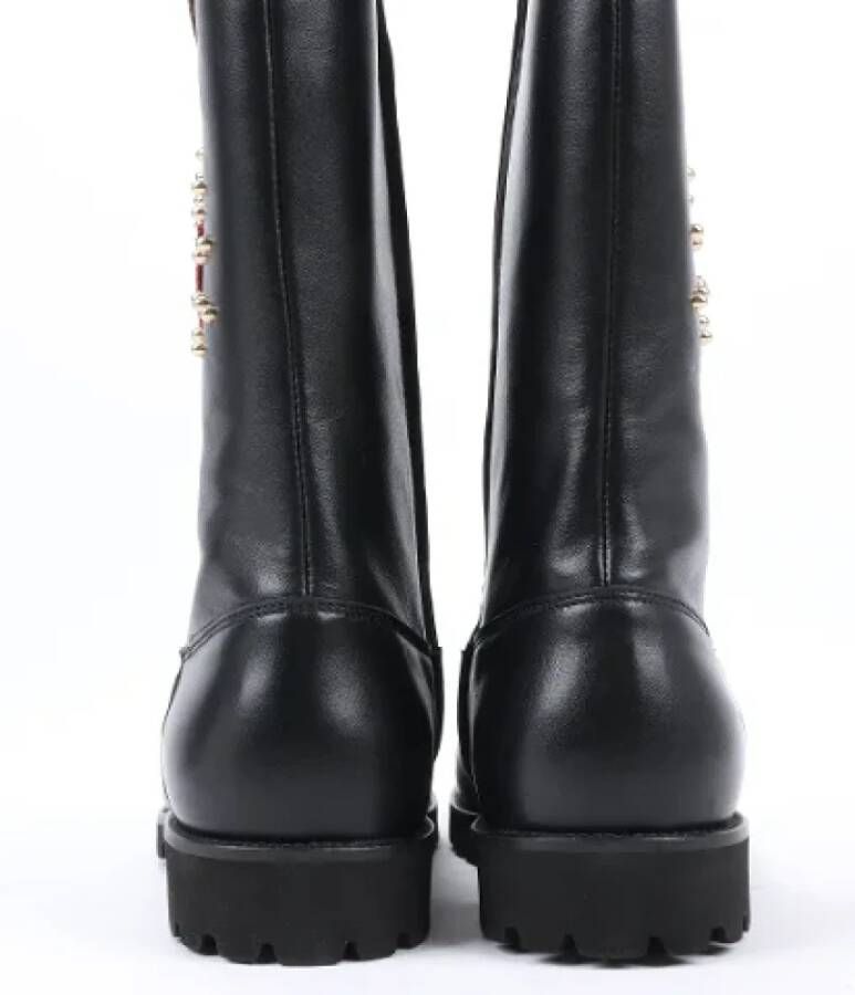 Dolce & Gabbana Pre-owned Leather boots Black Dames