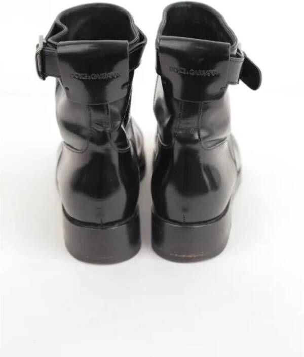 Dolce & Gabbana Pre-owned Leather boots Black Dames