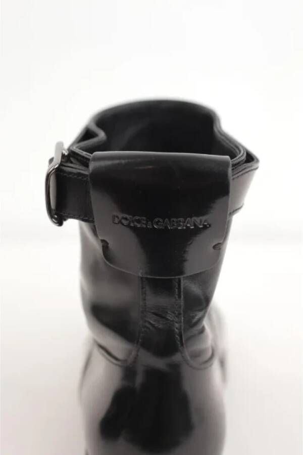 Dolce & Gabbana Pre-owned Leather boots Black Dames