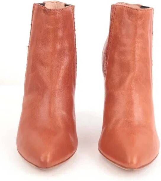 Dolce & Gabbana Pre-owned Leather boots Brown Dames