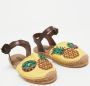 Dolce & Gabbana Pre-owned Leather espadrilles Yellow Dames - Thumbnail 4