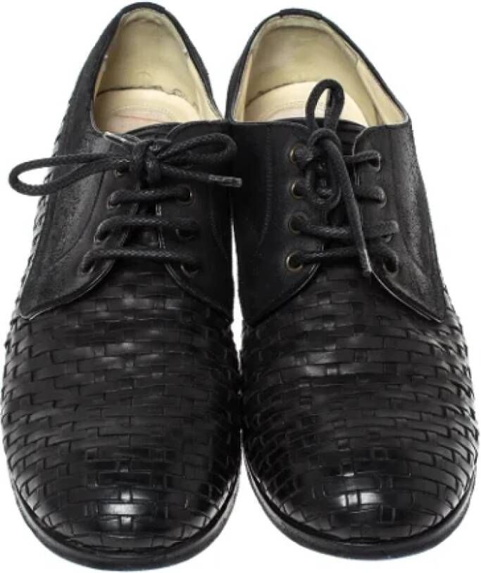 Dolce & Gabbana Pre-owned Leather flats Black Dames