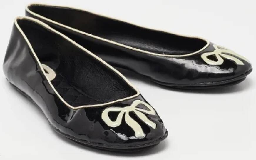 Dolce & Gabbana Pre-owned Leather flats Black Dames