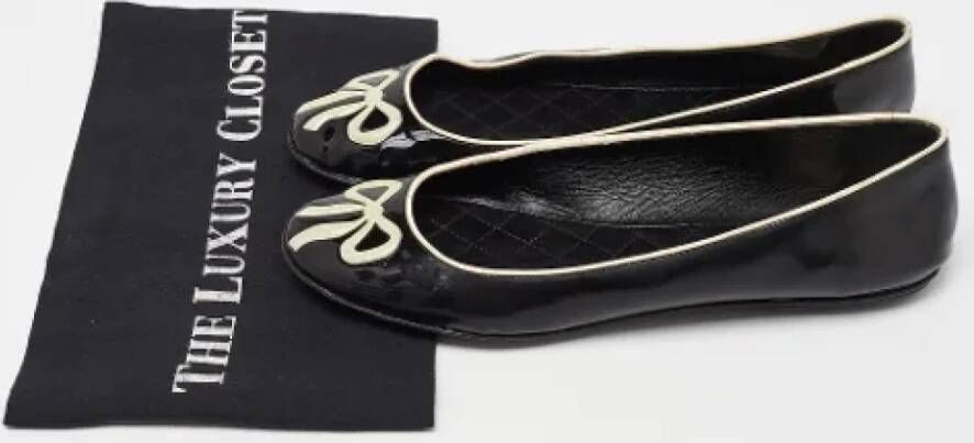 Dolce & Gabbana Pre-owned Leather flats Black Dames